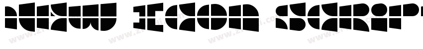 New Icon Script Font字体转换